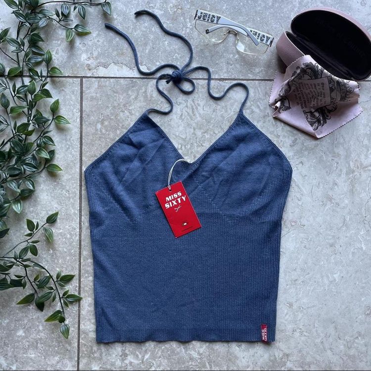 Deadstock Vintage 90s Miss Sixty Halterneck