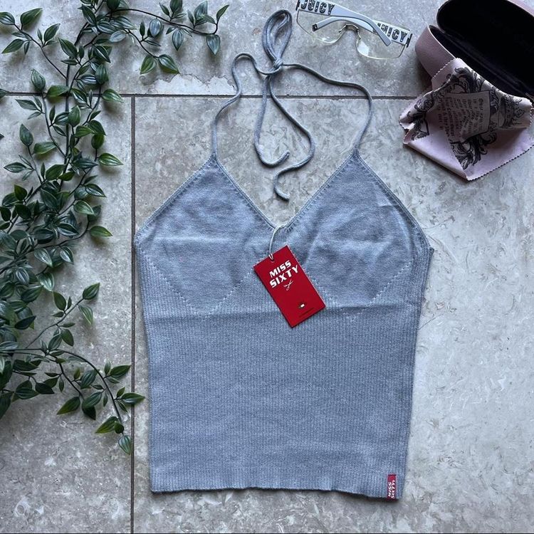 Deadstock Vintage 90s Miss Sixty Halterneck