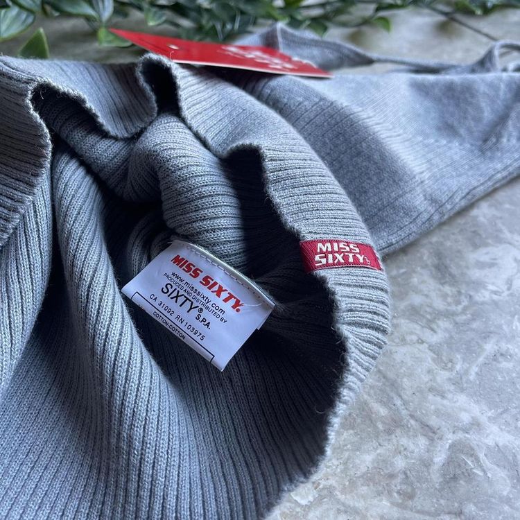 Deadstock Vintage 90s Miss Sixty Halterneck imagen 3