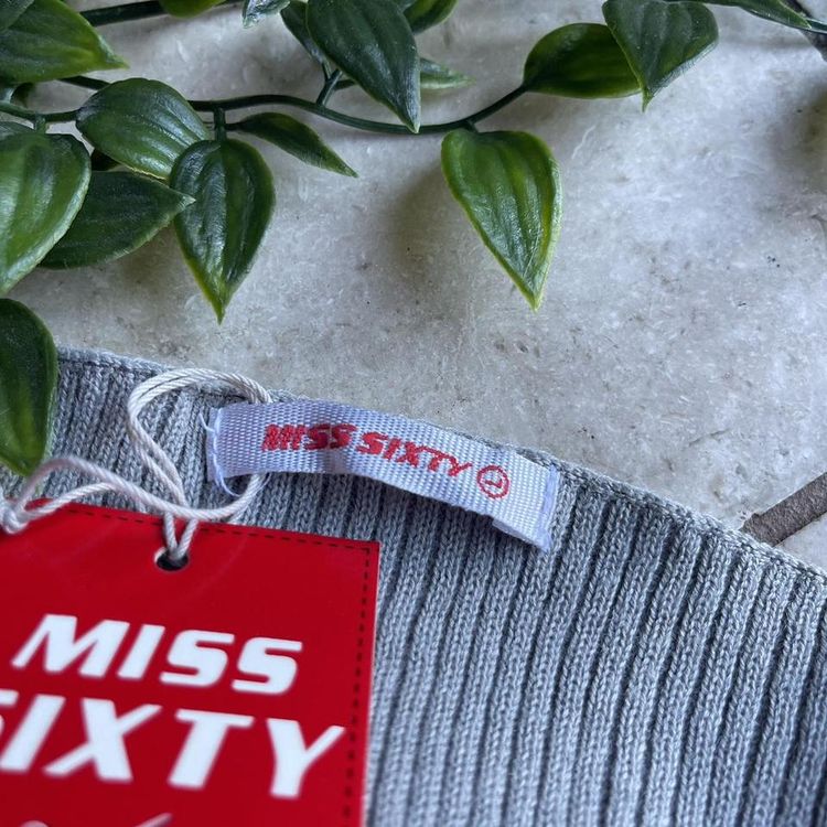 Deadstock Vintage 90s Miss Sixty Halterneck imagen 4