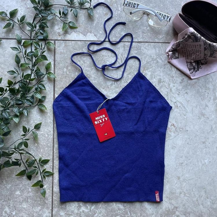 Deadstock Vintage 90s Miss Sixty Halterneck