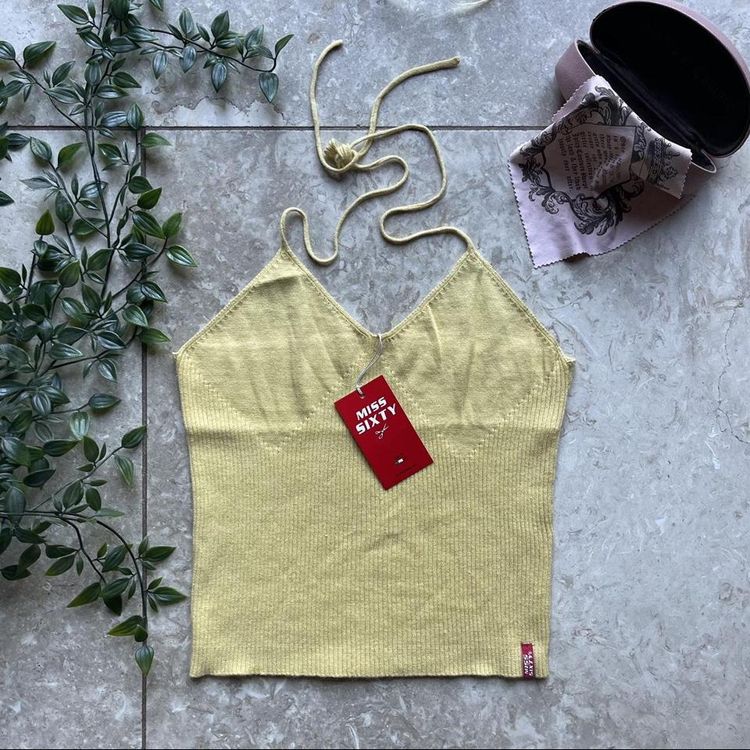 Deadstock Vintage 90s Miss Sixty Halterneck