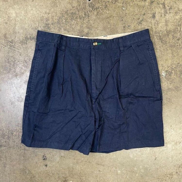 Tommy Hilfiger Shorts Canvas 90s Vintage Summer Bottoms, Navy, Mens 36