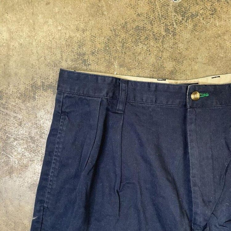 Tommy Hilfiger Shorts Canvas 90s Vintage Summer Bottoms, Navy, Mens 36 5
