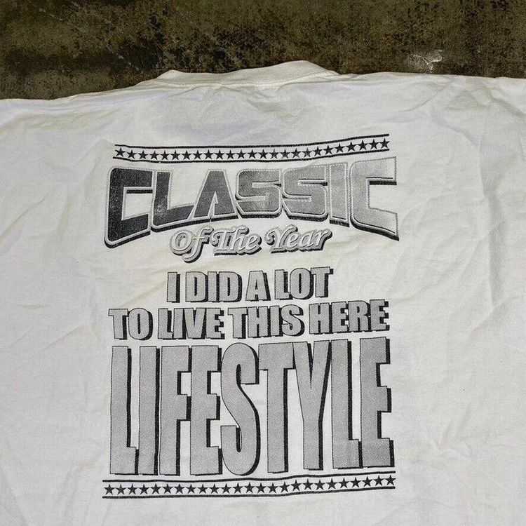 NFL T-Shirt Tennessee Show Down Football Y2K Graphic USA Tee, White, Mens 2XL 8