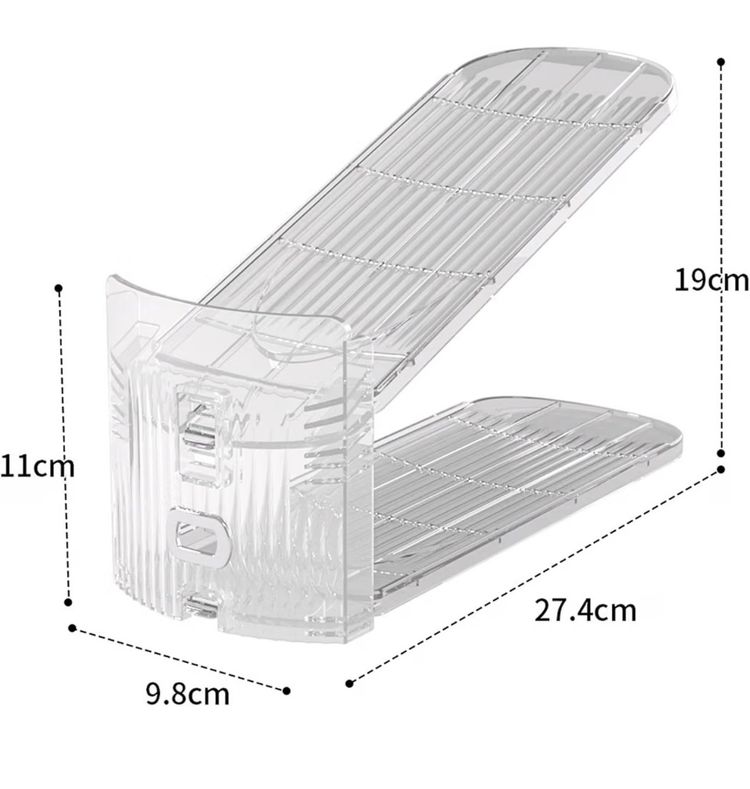 Double Adjustable Shoe Rack 2