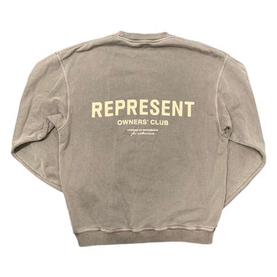 Represent Medium Sweatshirt Owners Club Fog Sweater Crewneck
