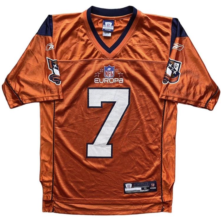 Rare vintage 00s Reebok Amsterdam Admirals Europe NFL print jersey 3