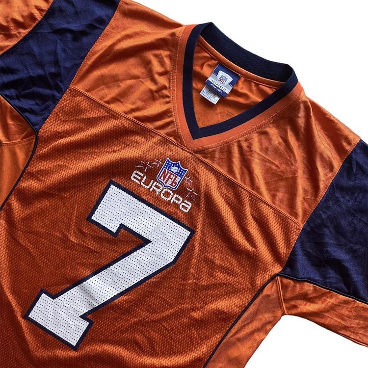 Rare vintage 00s Reebok Amsterdam Admirals Europe NFL print jersey 2