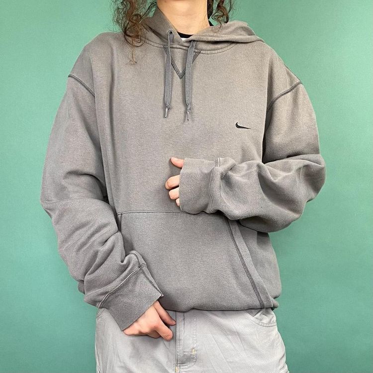 Nike Vintage y2k Nike hoodie dark grey. product image
