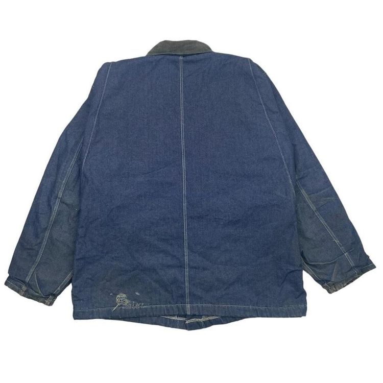 Dickies Work Wear Long Blue Jacket 2