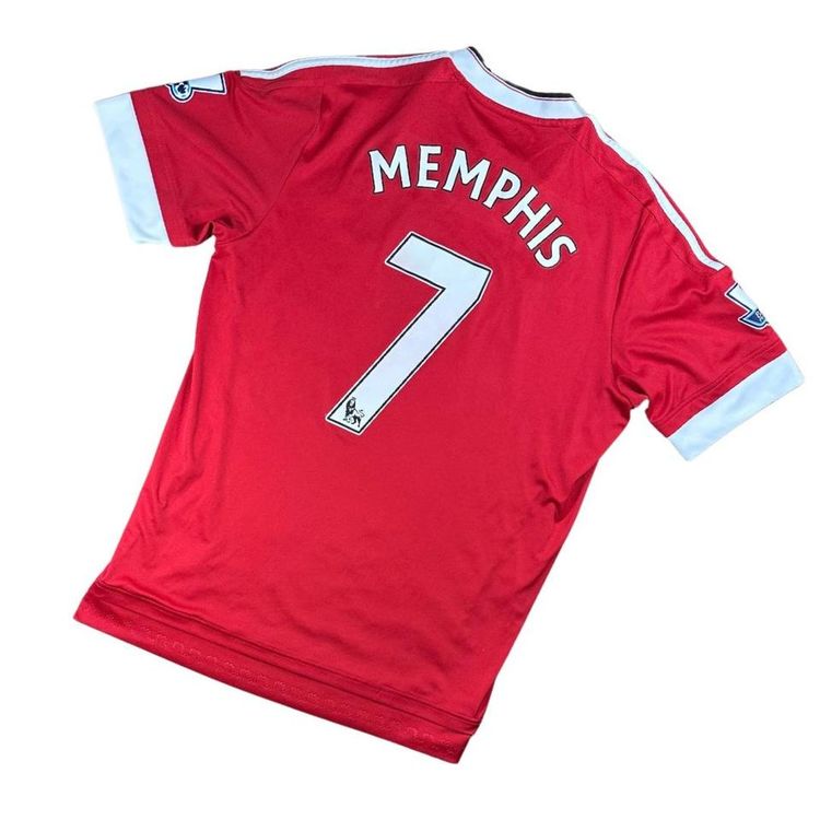 Manchester United 2015/2016 Home Football Shirt Memphis 7 image 5