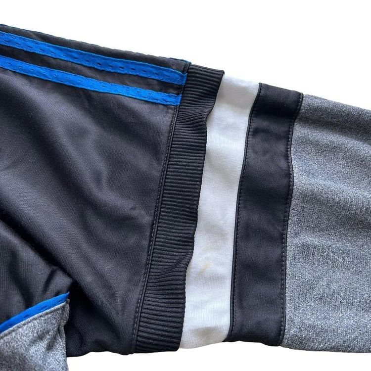 Vintage adidas grey full zip track jacket, tracksuit top. Embroidery on the front & back. image 3