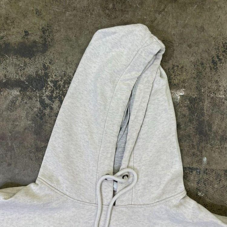Champion Hoodie Lake Placid USA Vintage Y2K Sports Sweatshirt, Grey, Mens Large 4
