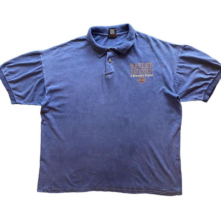 Vintage Harley Davidson 1997 J&L Sioux Falls South Dakota graphic print polo t shirt 3