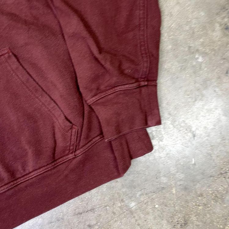 The North Face Hoodie Sports Spellout Outdoor Sweatshirt, Burgundy, Mens Large 4