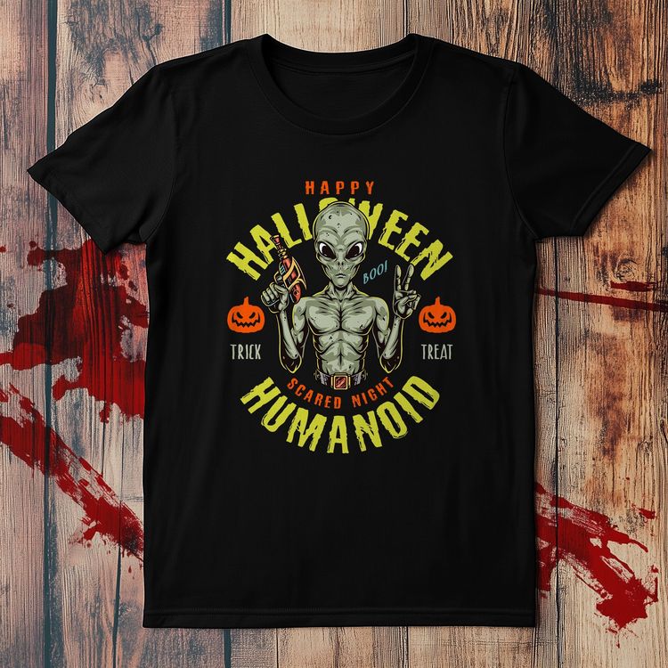 Alien Humanoid Boo t-shirt image 1