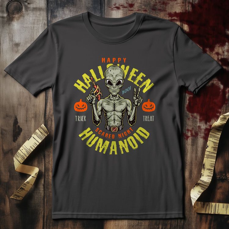 Alien Humanoid Boo t-shirt image 3