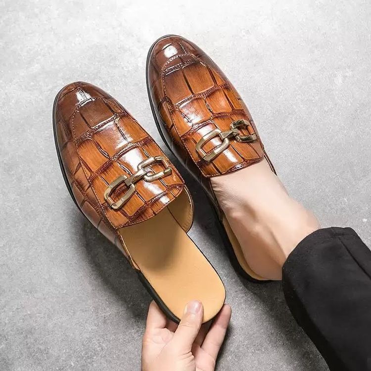 Brown Slip-On Loafers