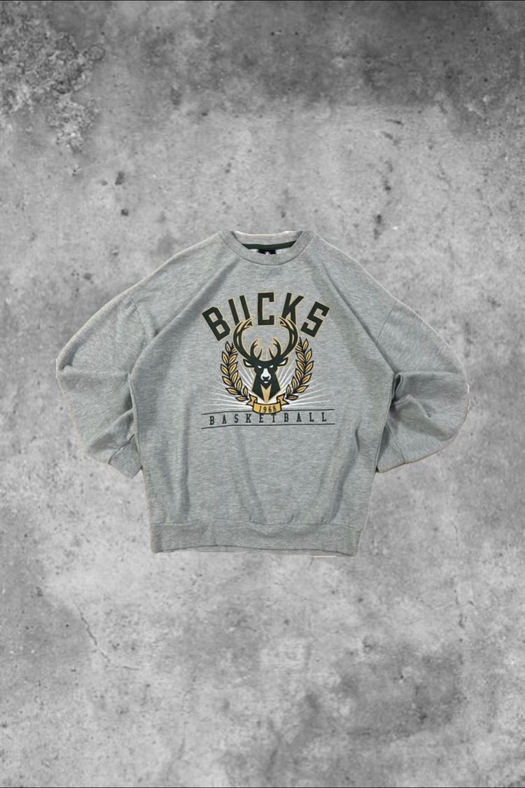 Other grey Bucks basketball sweatshirt product image