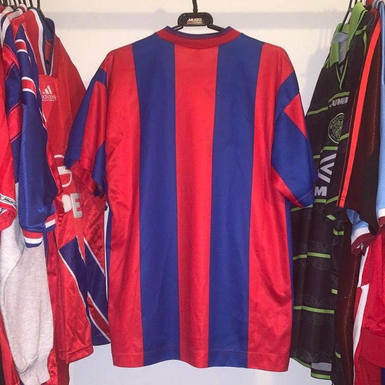 Vintage Crystal Palace 1986/88 Butka Home Football Shirt 38/40 Mens Medium 2