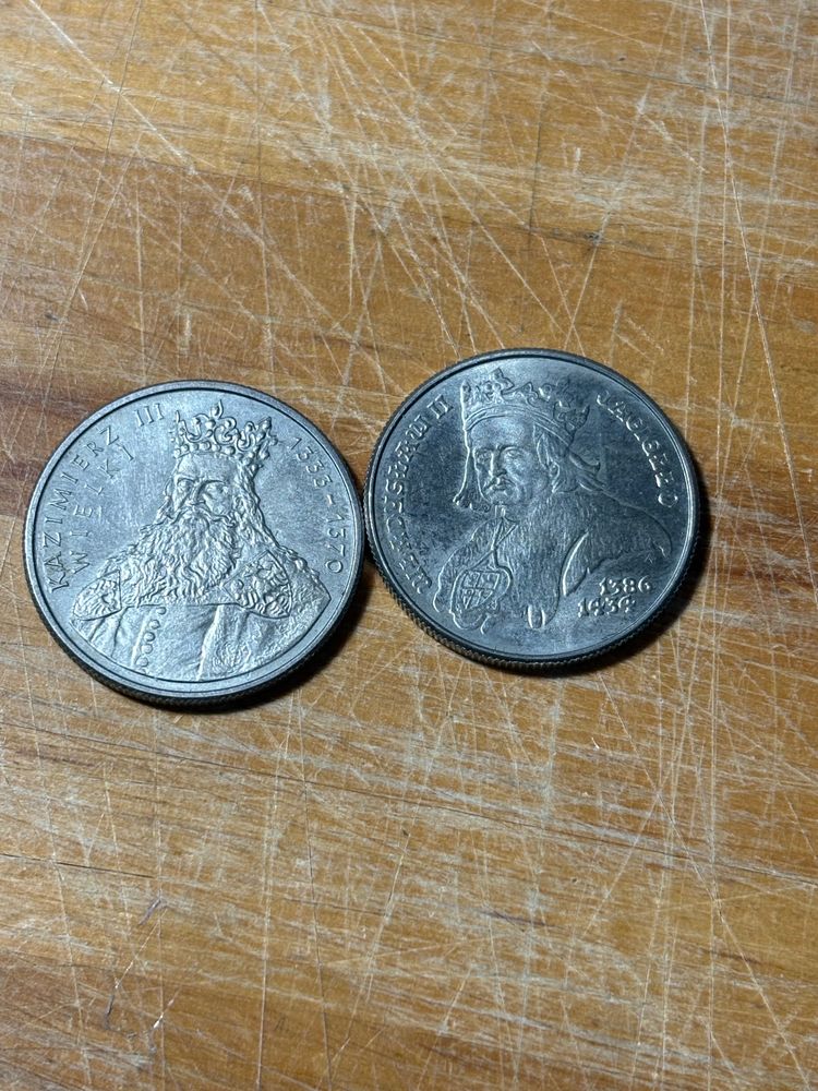 Other Jagiełło i Kazimierz Wielki obiegówki kolekckonerskie 100 i 500 PRL product image
