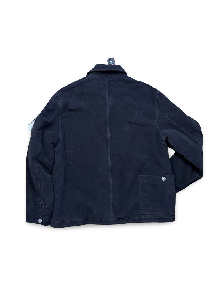 Stone Island Black Cotton Moleskin-TC imagen 2
