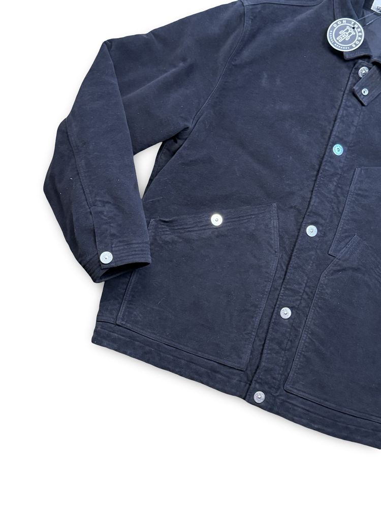 Stone Island Black Cotton Moleskin-TC imagen 5