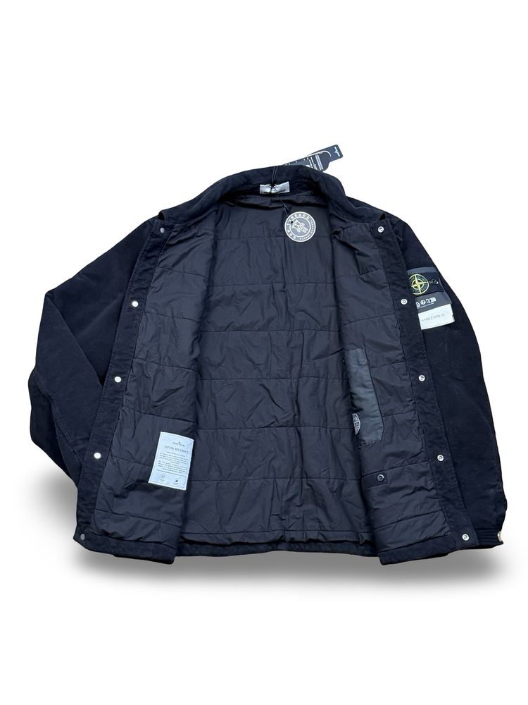 Stone Island Black Cotton Moleskin-TC imagen 6