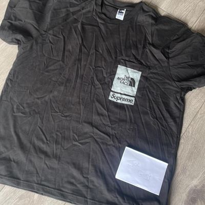 The north face x supreme printed pocket tee