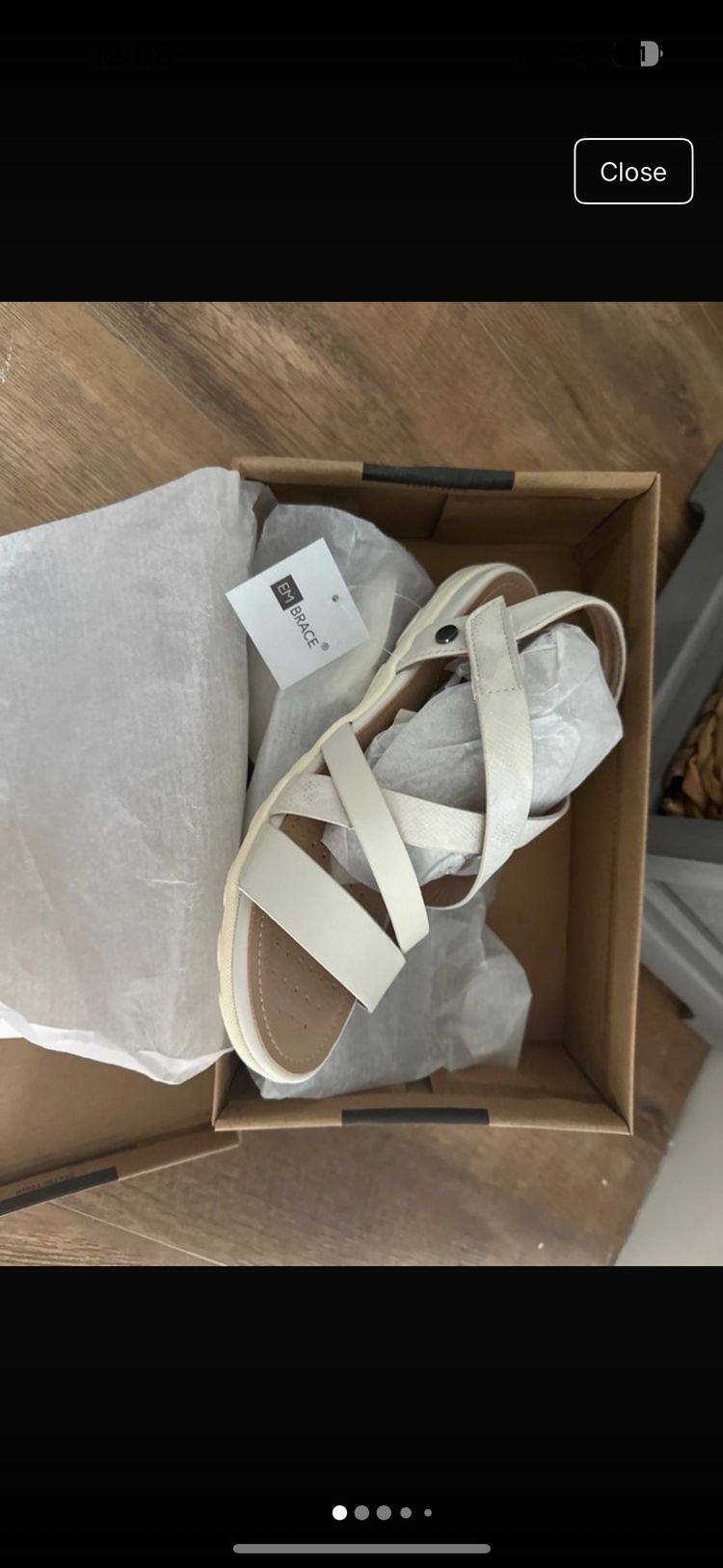 Other white strappy sandals product image