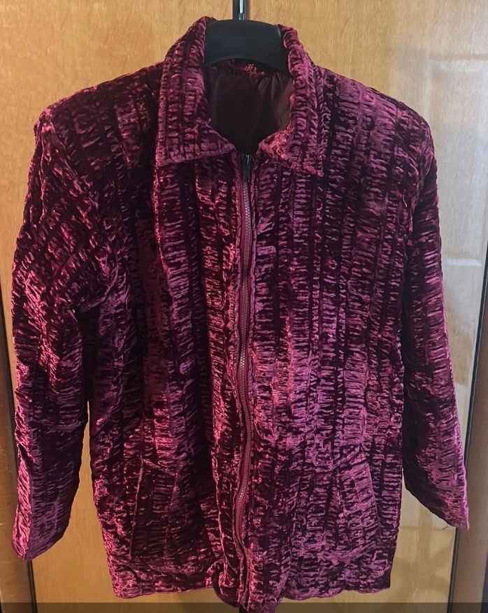 Purple Velvet Jacket
