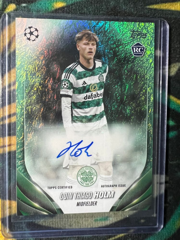 Topps Ofin Thiago Holm Auto Topps Football Trading Card product image