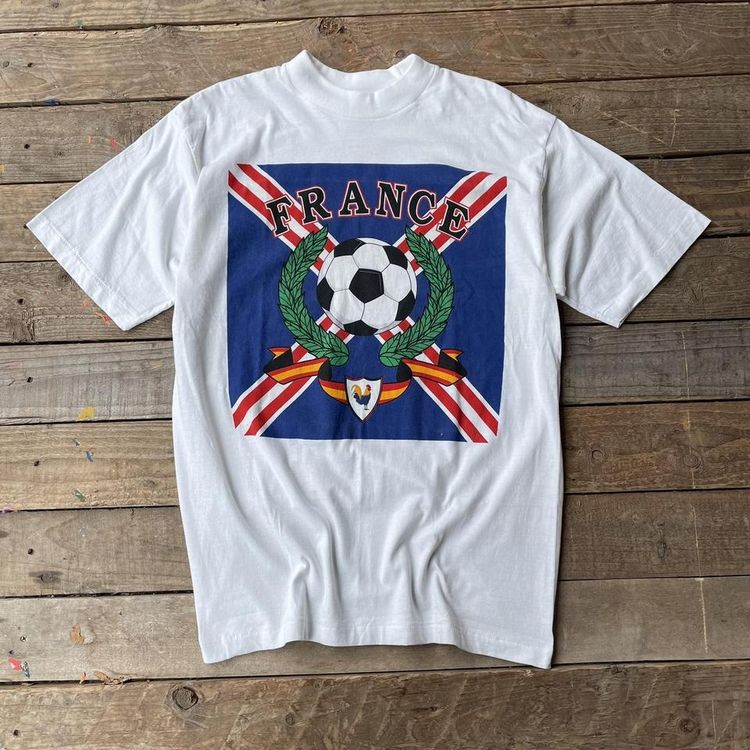 Vintage France Football Souvenir Graphic Tee image 1
