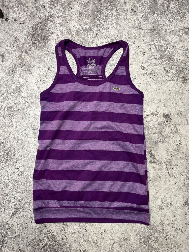 Lacoste Live Lacoste Purple Striped Tank Top product image
