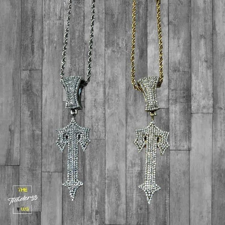 Trapstar Chain "Trapstar Pendant & Rope Chain" - CZ Diamonds On Pendant ️ 3