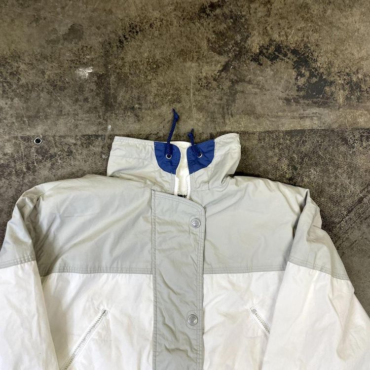 Mulberry Street Rain Jacket Y2K Full Zip Sports Windbreaker Coat, Blue, Mens XL 2