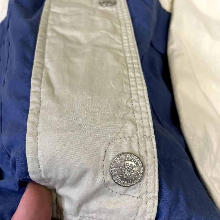 Mulberry Street Rain Jacket Y2K Full Zip Sports Windbreaker Coat, Blue, Mens XL 5