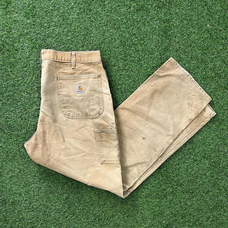 Tan Carhartt jeans