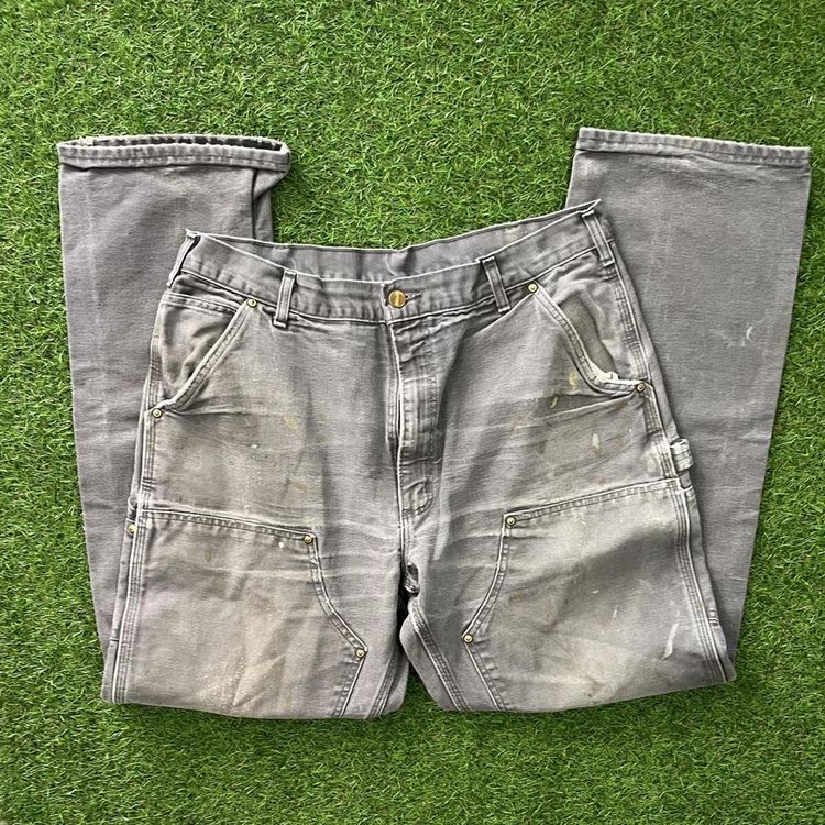 Grey Carhartt double knew carpenters image 4