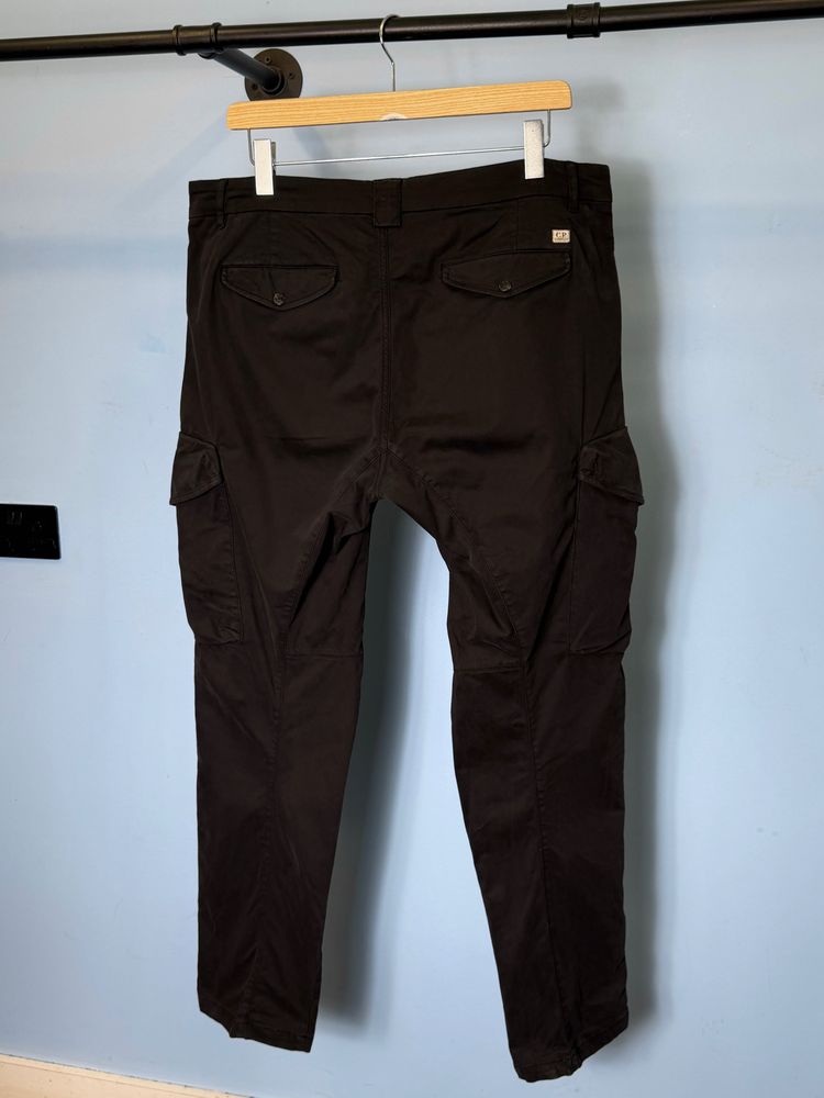XXL C.P. Company Black Ergonomic Fit Cargo Trousers 38W 40W image 3