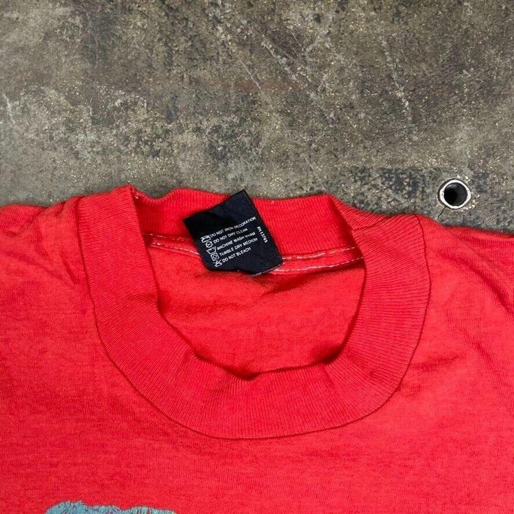 South Padre Graphic T-Shirt Vintage Single Stitch Tourist Tee, Red, Mens Large 5