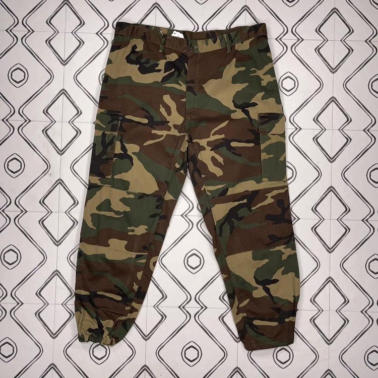 Vintage Italian Army Cargo Trousers image 3