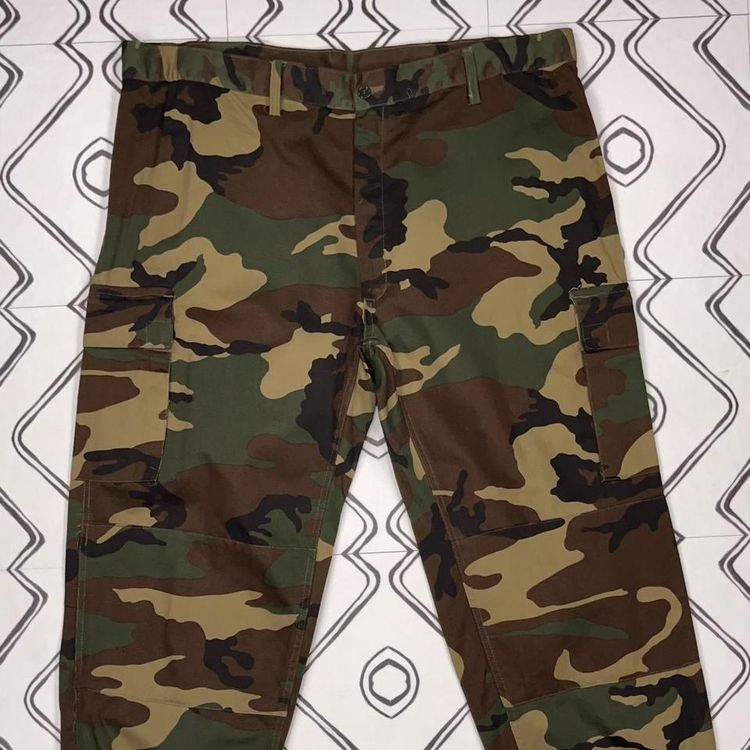 Vintage Italian Army Cargo Trousers image 4