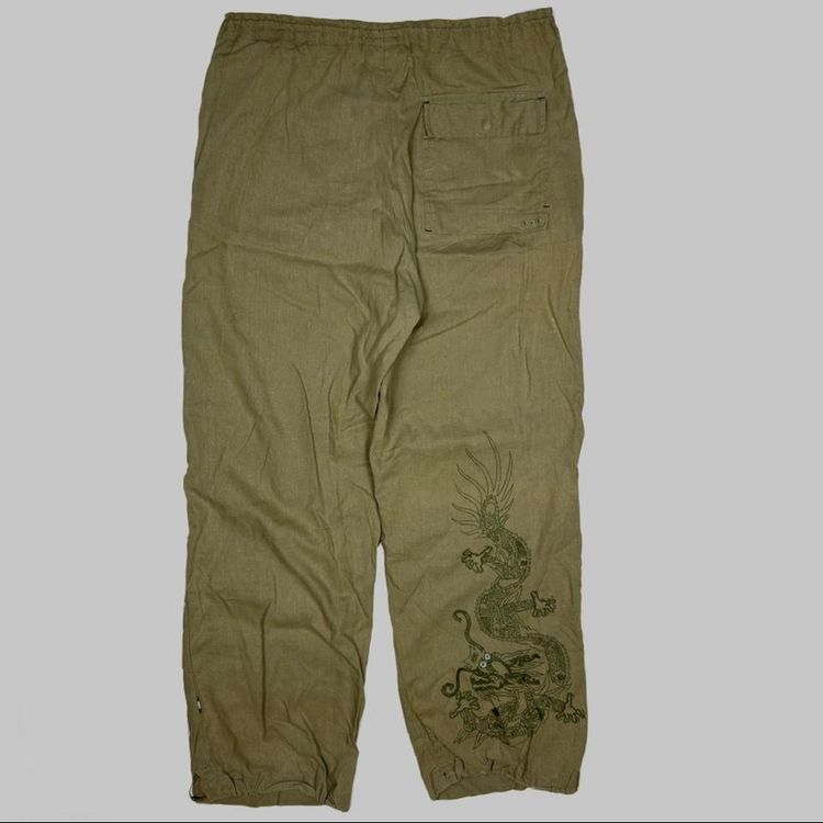 Maharishi Hemp Embroidered Snopants In Beige