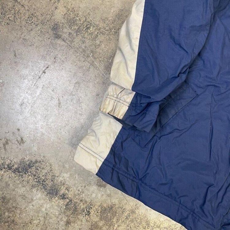 Nike Rain Jacket Y2K Full Zip Hooded Sports Coat Blue, Mens XL 4