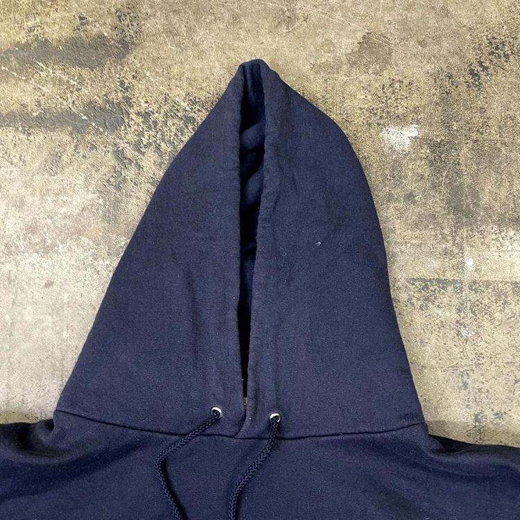 Champion Hoodie College USA Vintage Y2K Sports Sweatshirt, Navy Blue Mens Medium 6