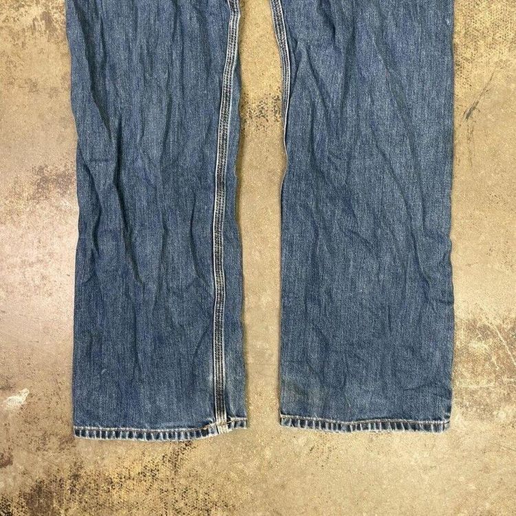 Carhartt Jeans Relaxed Fit Carpenter Denim Workwear Trousers, Blue, Mens 38 7