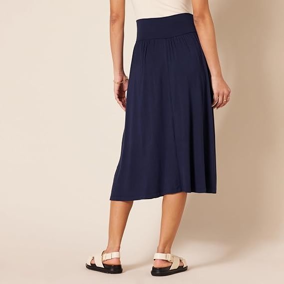 Other Navy Blue Midi Skirt product image