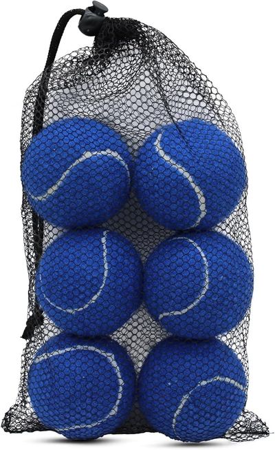 Blue Tennis Balls Set